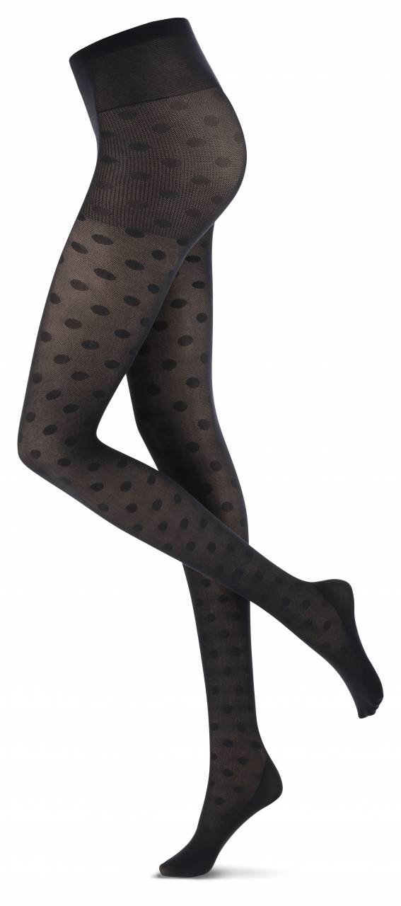 Oroblu ECO Fashion panty 40 den - VOBC66666 S8P - Black Dot