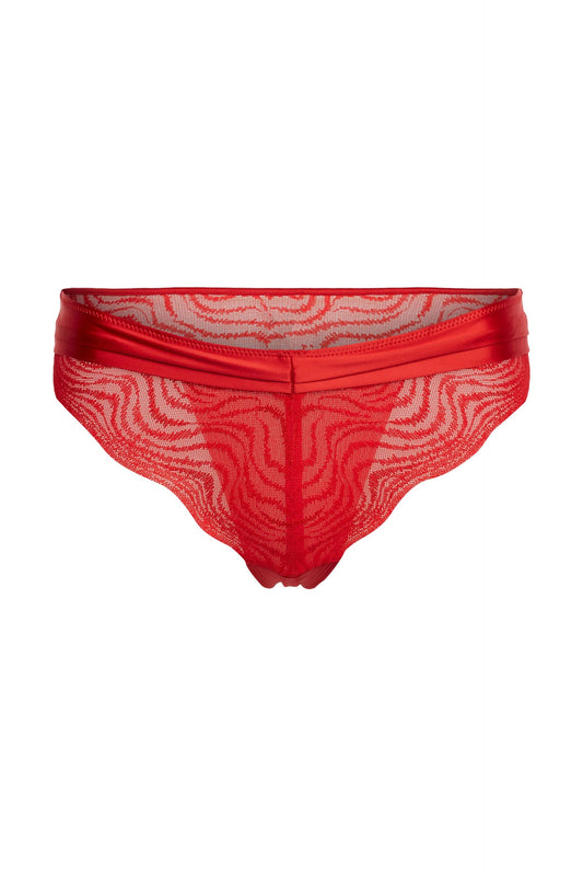 Esprit Brazilian brief met kant - 013EF1T319 The classic Fit - Rood