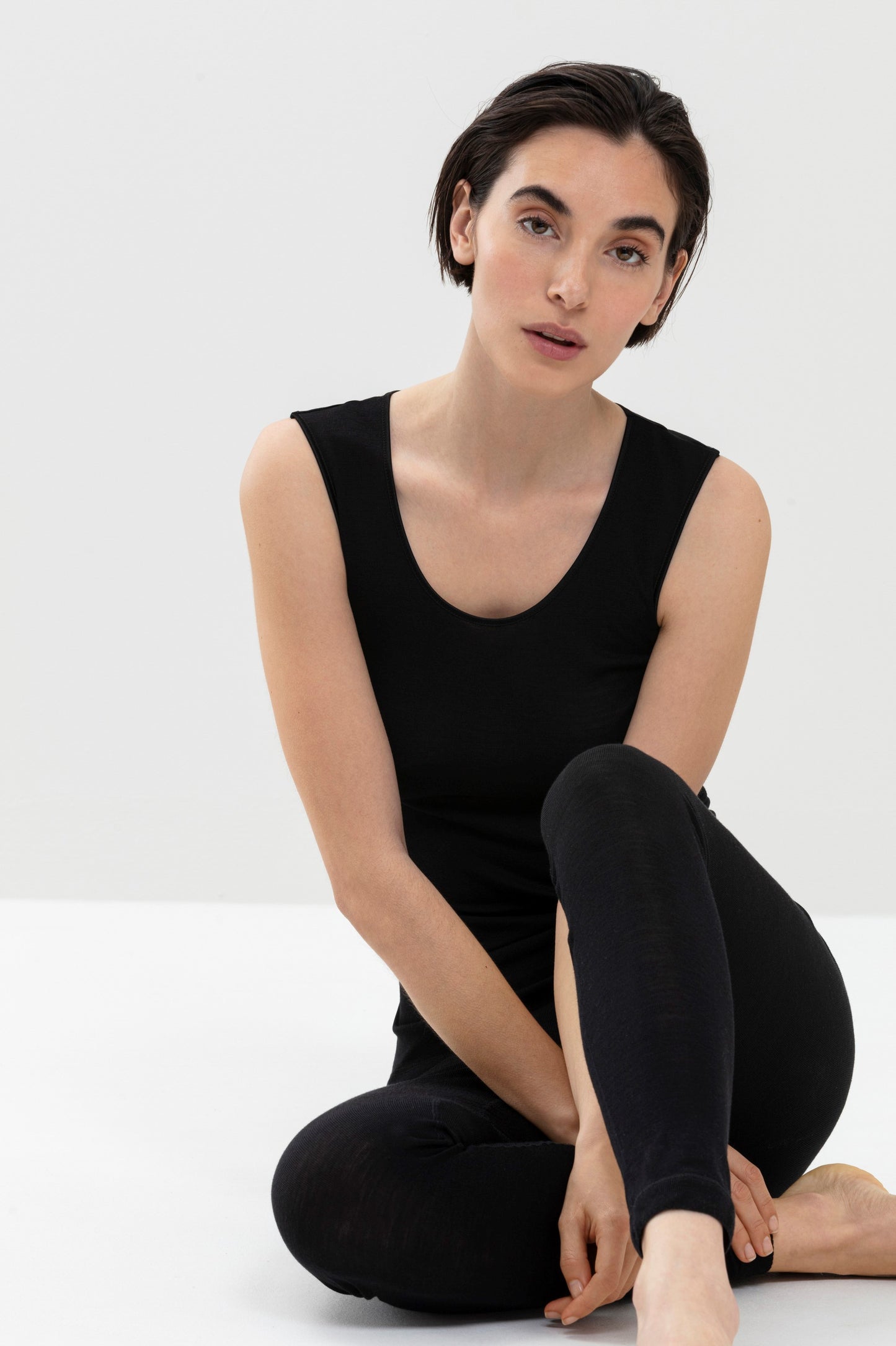 Mey mouwloos shirt - 66575 -  Wol/zijde