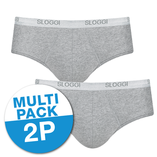 SLOGGI MEN BASIC Heren midi 2 PACK - 3 kleuren