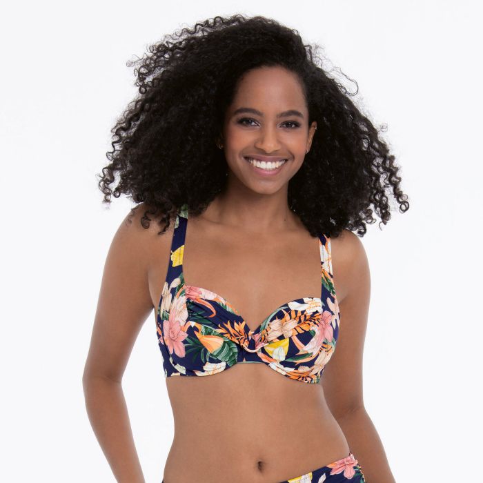Rosa Faia beugel bikiniset -  Hermine 8754  - Deep lagoon (383)